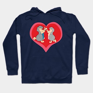 Hedgehogs in love Hoodie